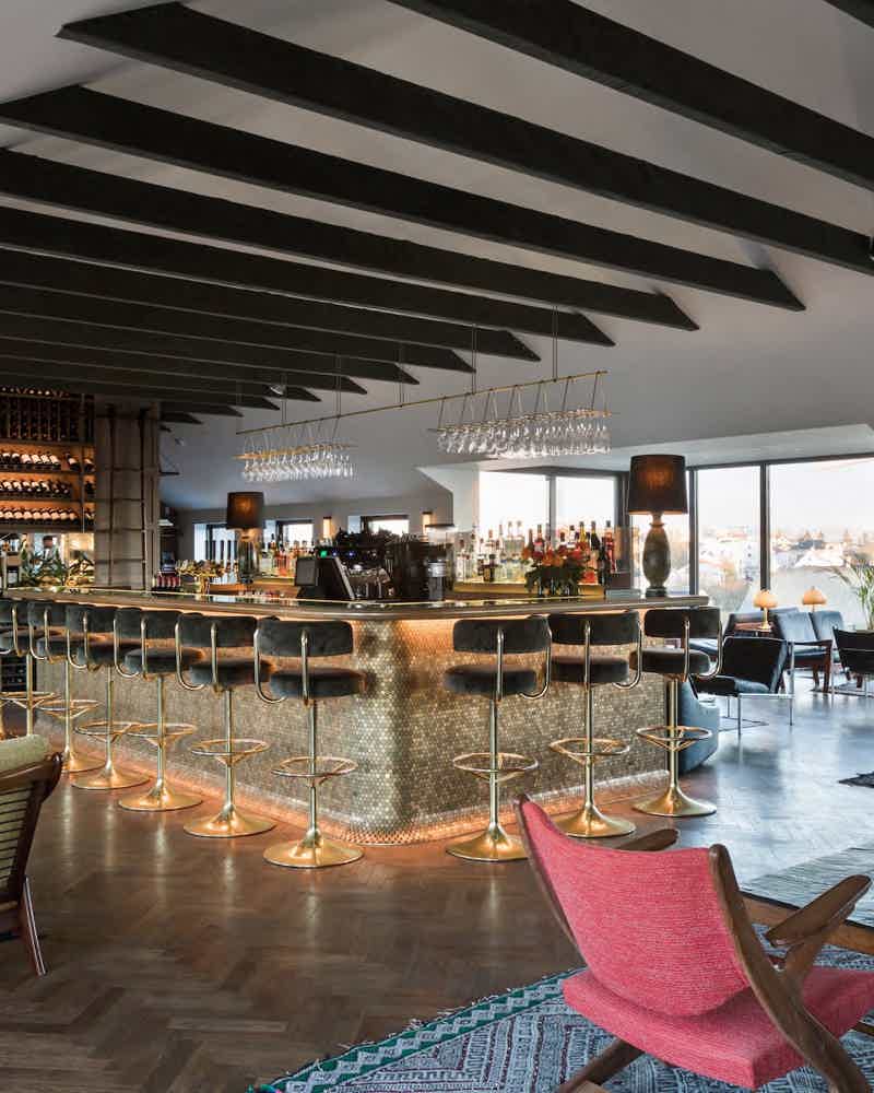 Kjarval restaurant in Reykjavik, Iceland with modern Nordic cuisine ambiance