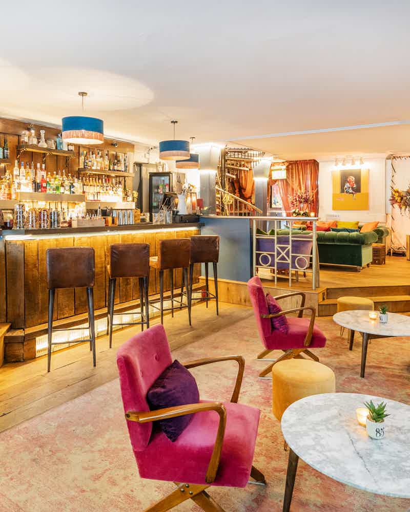 Square Club Bristol elegant dining room with sophisticated members gathering