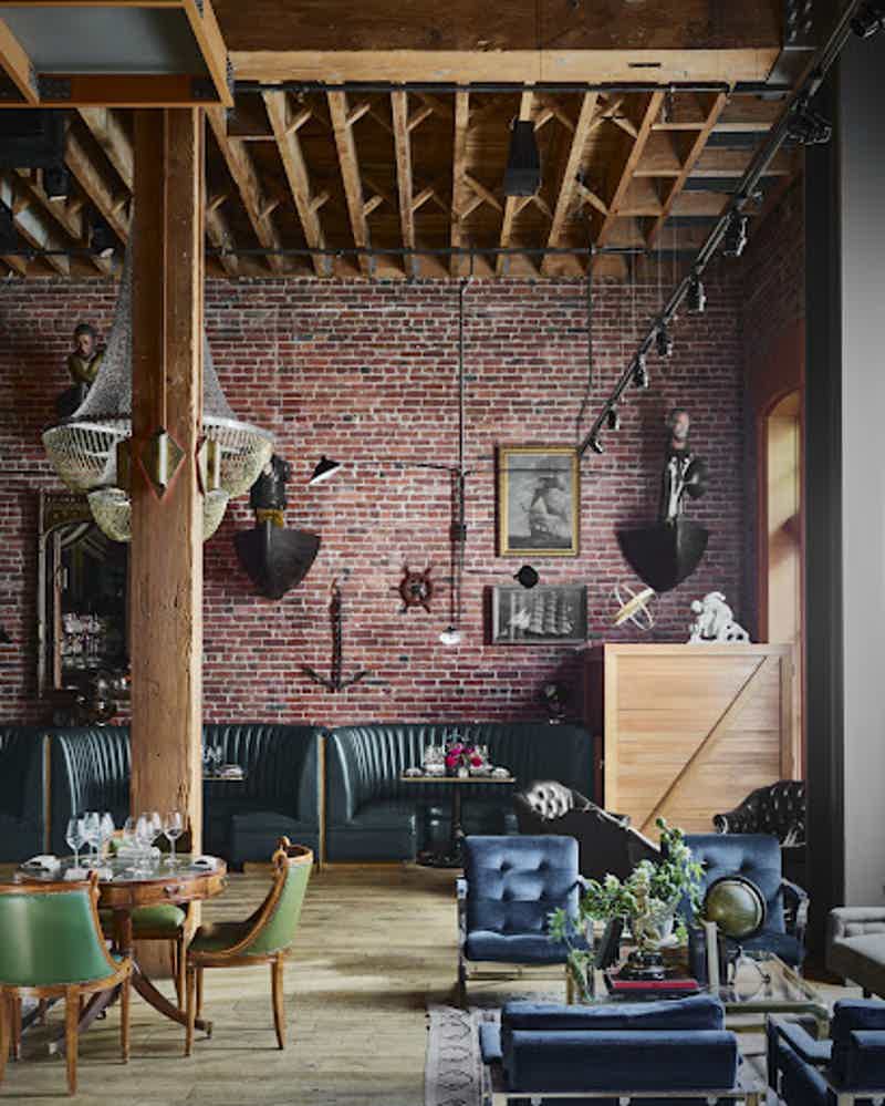 The Battery San Francisco luxury private club interior with elegant networking space