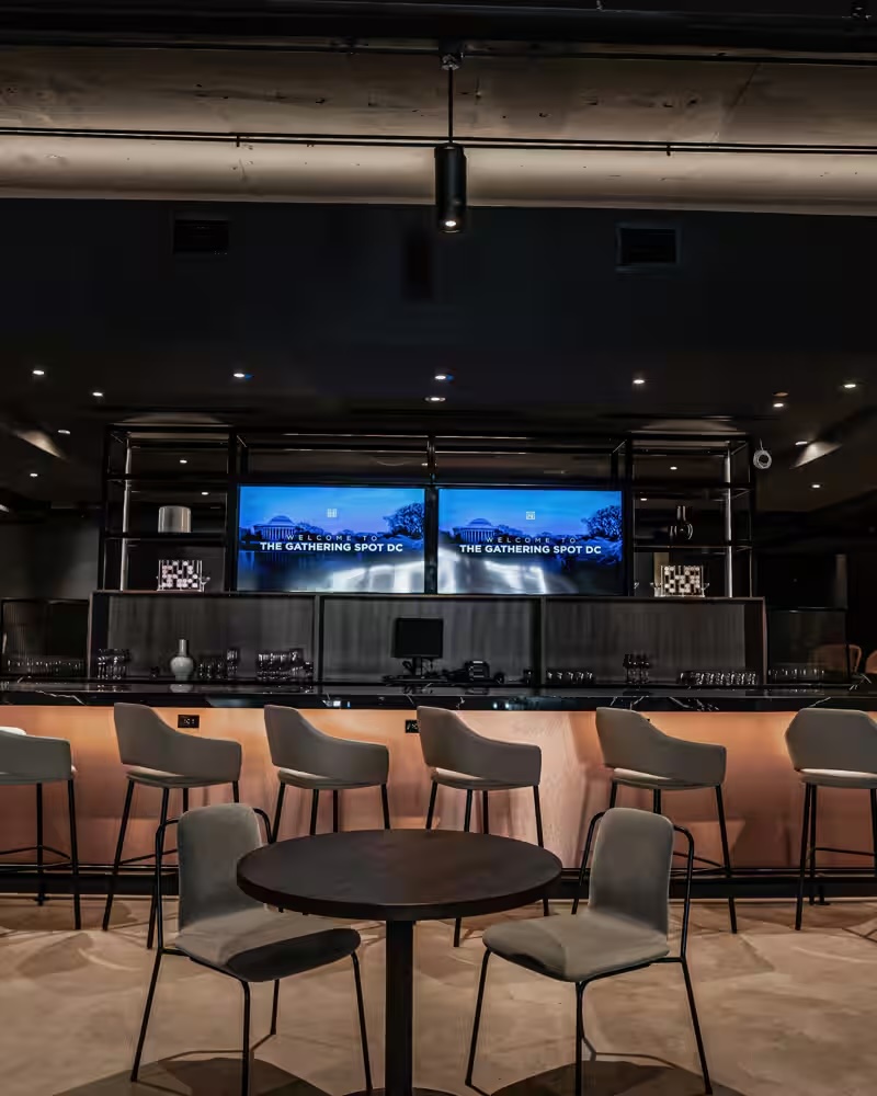 The Gathering Spot DC luxury private social club interior design aesthetic