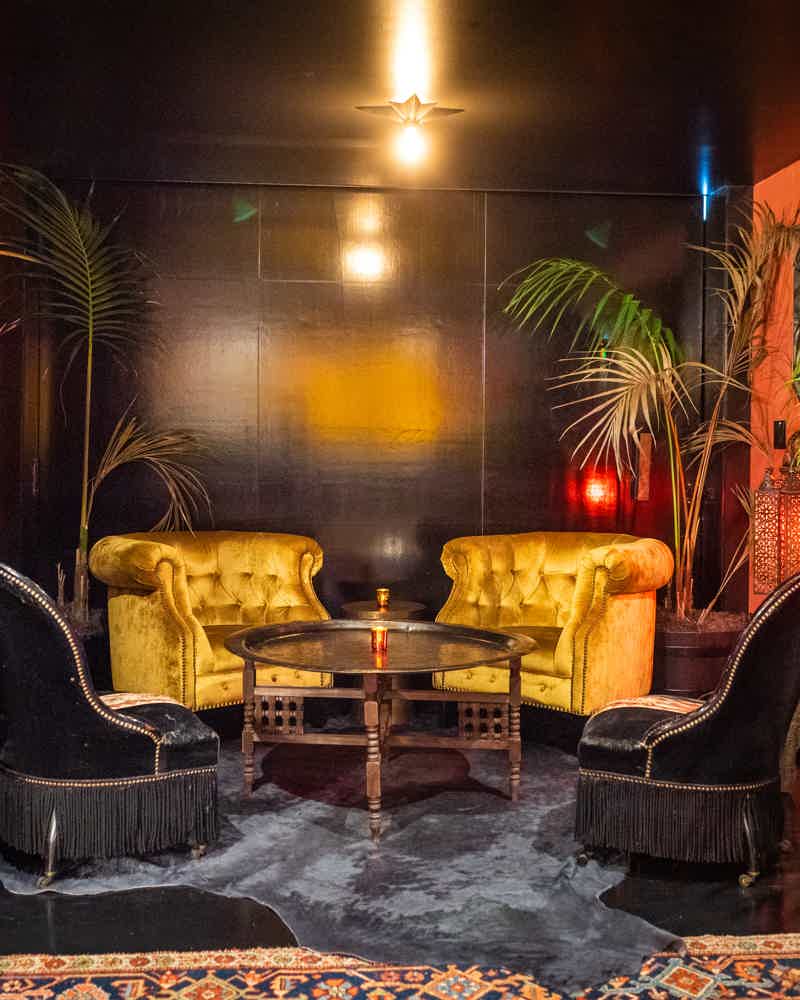 The Pershing Austin luxury private club dining room with sophisticated interior design